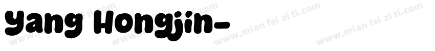 Yang Hongjin字体转换